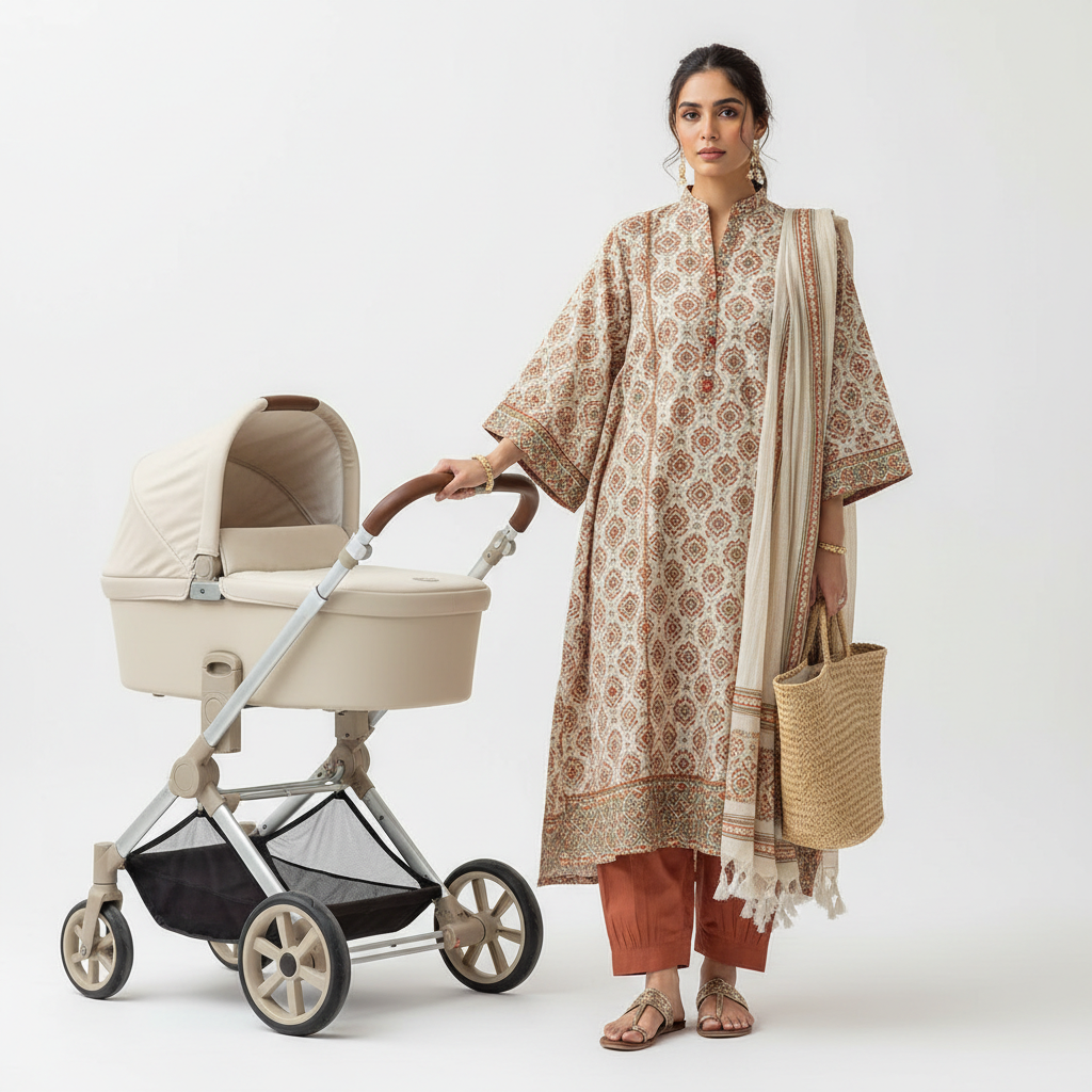 Printed Fleece Stroller